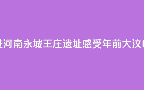 【何以中国 行走河南】走进河南永城王庄遗址 感受5000年前大汶口文化聚落的礼制内涵 第1张 【何以中国 行走河南】走进河南永城王庄遗址 感受5000年前大汶口文化聚落的礼制内涵 第1张