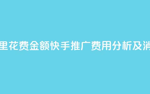 快手推广消耗数据里花费金额 - 快手推广费用分析及消耗数据解读~ 第1张 快手推广消耗数据里花费金额 - 快手推广费用分析及消耗数据解读~ 第1张
